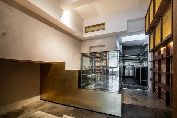Hospitality fit-out and venue detail at 179 Domain, South Yarra by WB Built