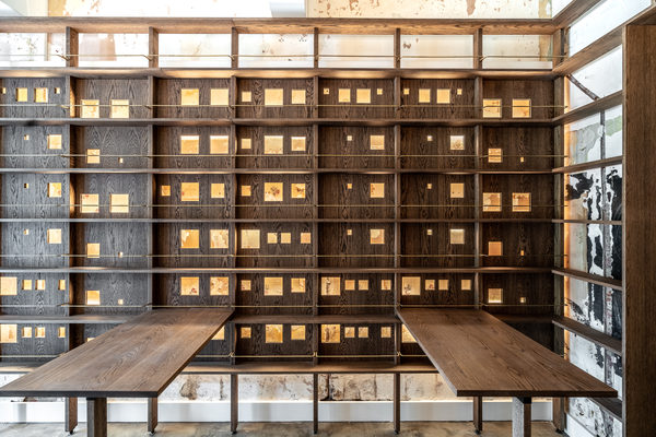 Hospitality fit-out and venue detail at 179 Domain, South Yarra by WB Built