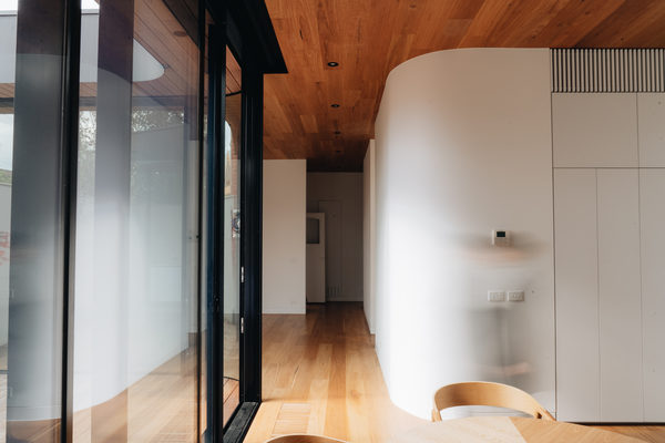 Interior and architectural detail at Armstrong House, Albert Park by WB Built