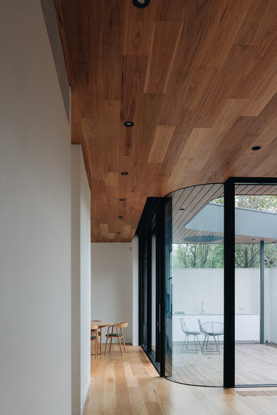 Interior and architectural detail at Armstrong House, Albert Park by WB Built