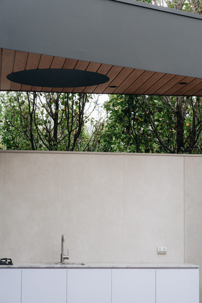 Interior and architectural detail at Armstrong House, Albert Park by WB Built