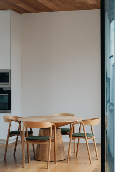 Interior and architectural detail at Armstrong House, Albert Park by WB Built