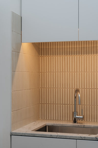 Interior and architectural detail at Middle Park by WB Built